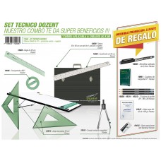 TABLERO DOZENT..50x60cm.12664.+UTILES.